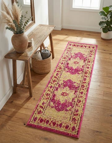 2' 2 x 6' 9 Washable Fleur Runner Rug