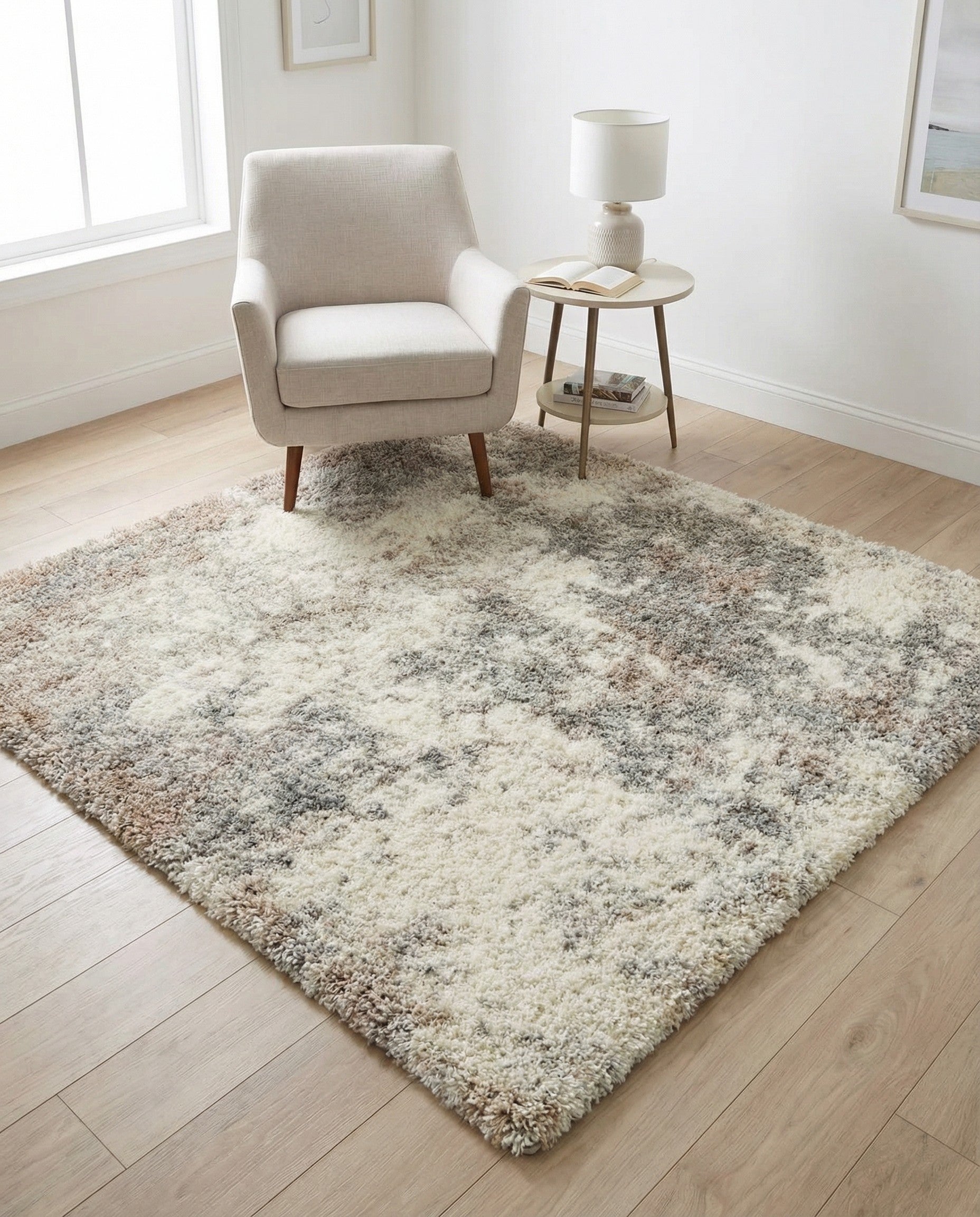 Primary image 5' x 5' Soft Touch Shag Square Rug