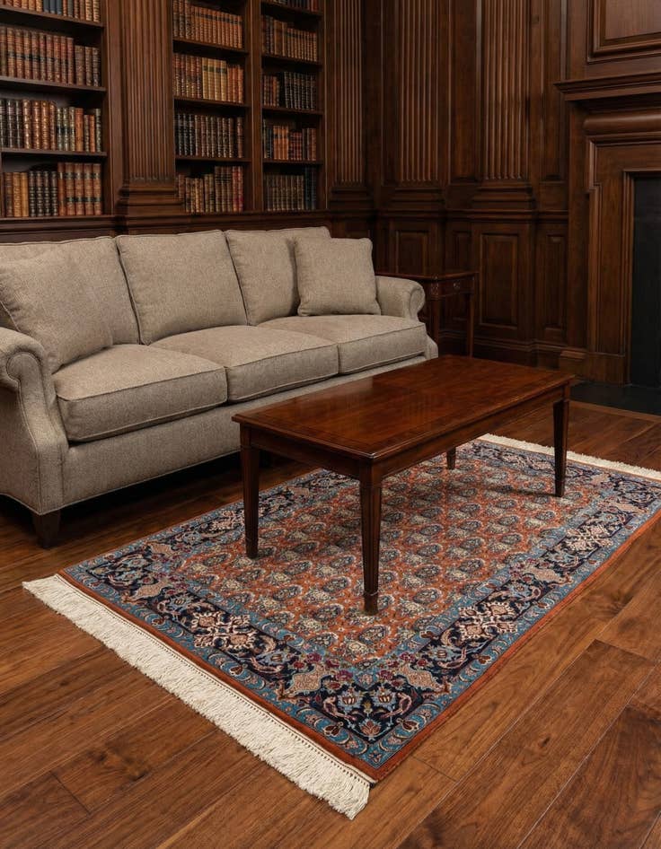 Detail image of 3' 8 x 5' 9 Isfahan Rug