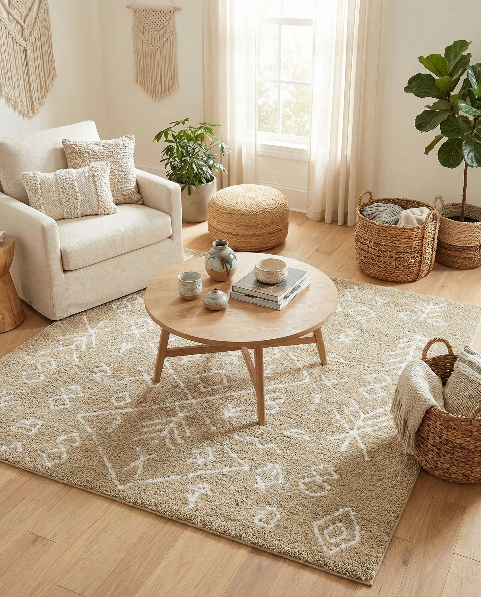 Primary image 8' x 8' Marrakesh Shag Square Rug