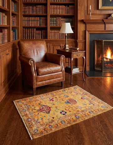 2' 8 x 3' 10 Hand Knotted Ariana Ziegler Rug