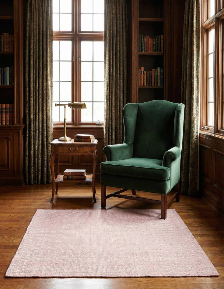 Detail image of 3' 3 x 5' 3  Hand Woven Jill Zarin English Manor Farmhouse Wool Rug