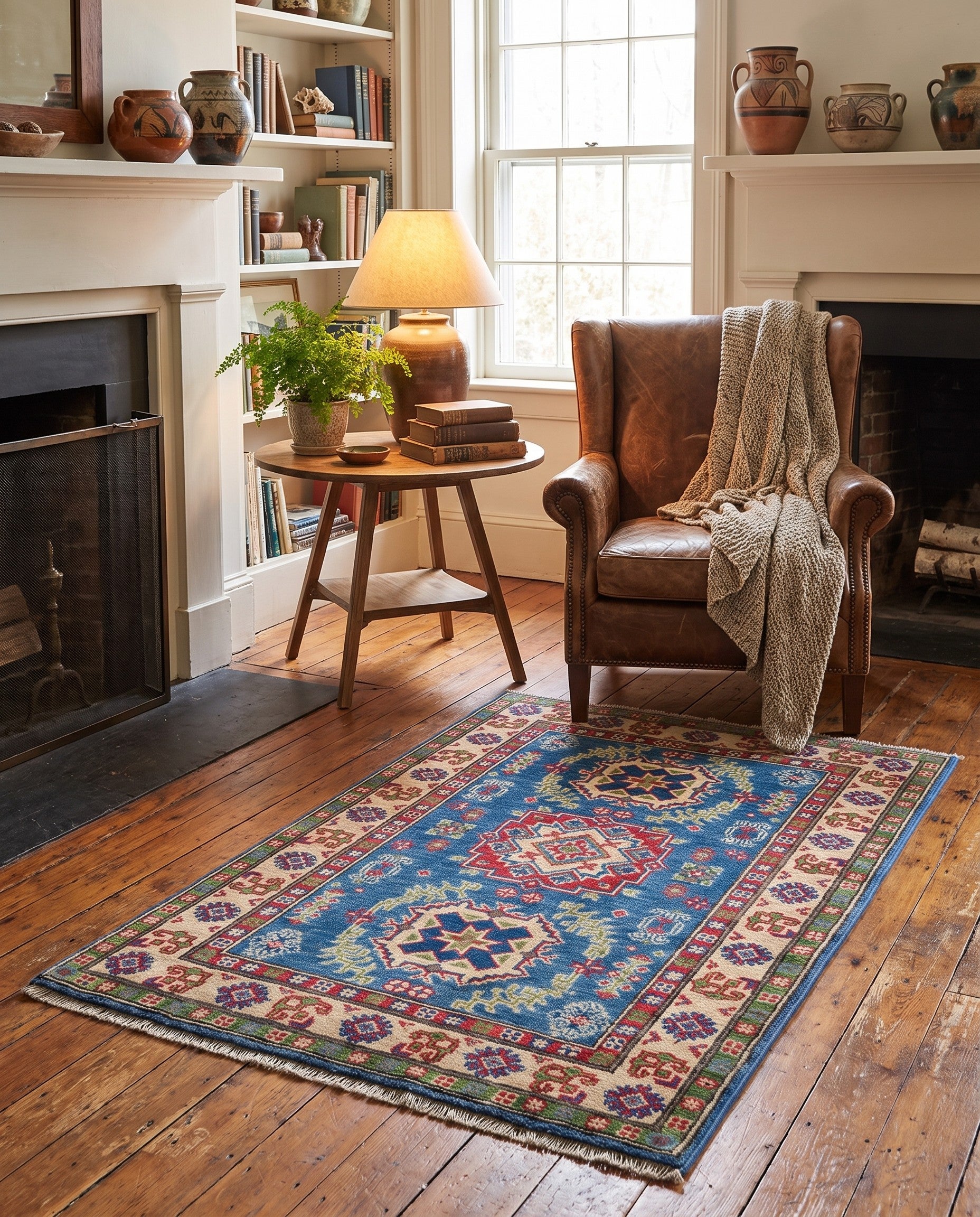 2' 8 x 3' 11 Hand Knotted Kazak Rug