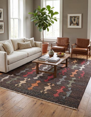 6' 6 x 9' 6 Hand Knotted Ziegler Modern Rug