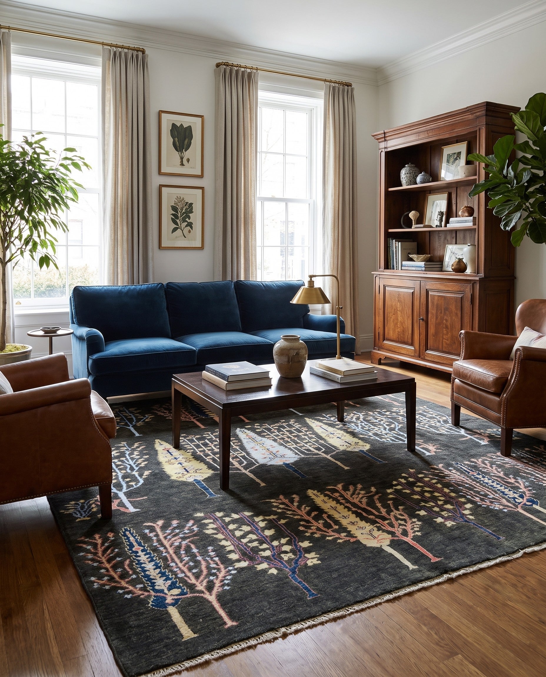 5' 9 x 7' 10 Hand Knotted Ariana Ziegler Rug