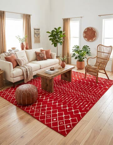 10' x 10' Moroccan Trellis Square Rug