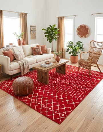 10' x 10' Moroccan Trellis Square Rug