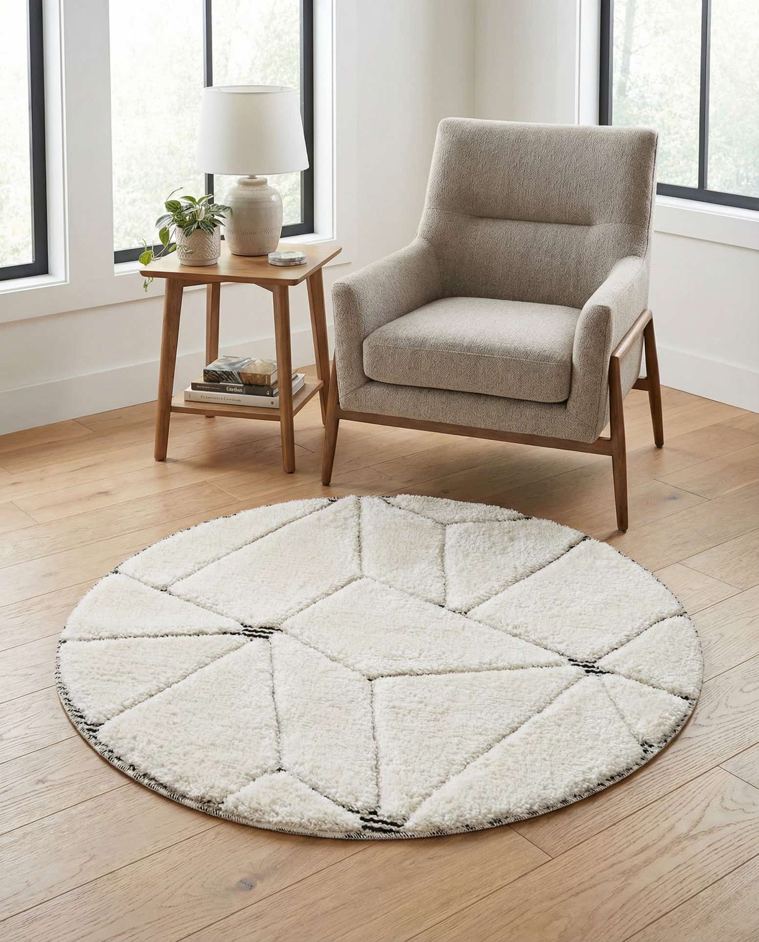 3' x 3' Prismatic Round Rug