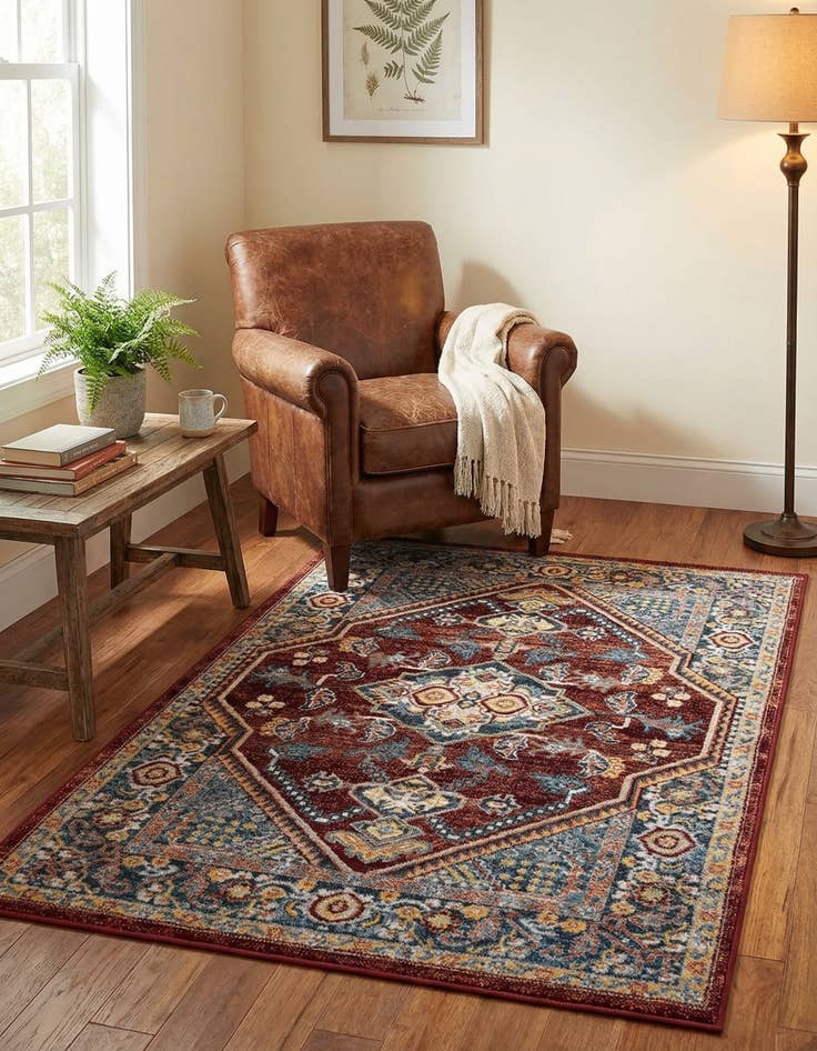 Detail image of 3' 3 x 5' 3 Kamala Washable Rug