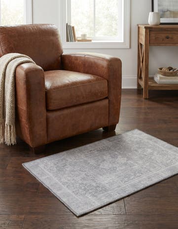 Gray Washable Timeless Rug