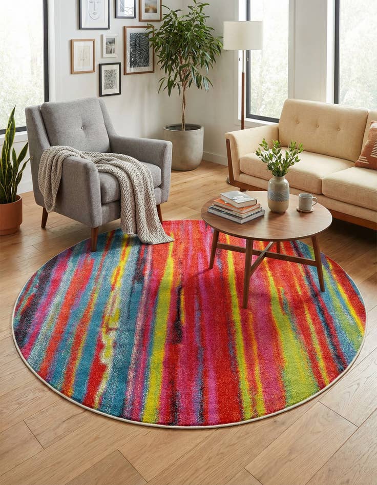 Detail image of 6' x 6' Tuscany Round Rug