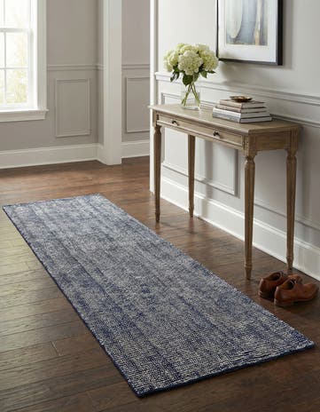 2' x 8' Hand Woven Jill Zarin English Manor Farmhouse Wool Runner Rug
