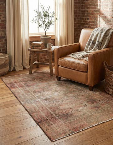3' x 5' 9 Hand Knotted Ultra Vintage Persian Wool Rug