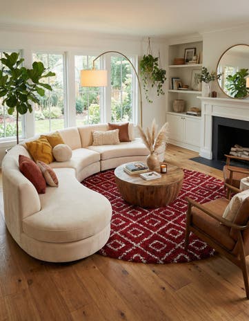 10' x 10' Lattice Shag Round Rug