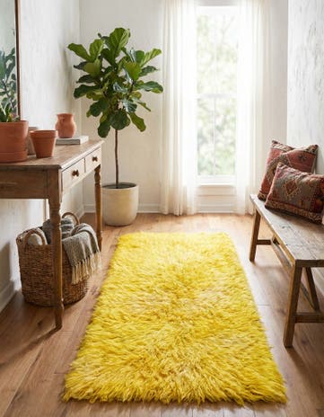 2' 3 x 5' Hand Knotted Moroccan Wool Runner Rug