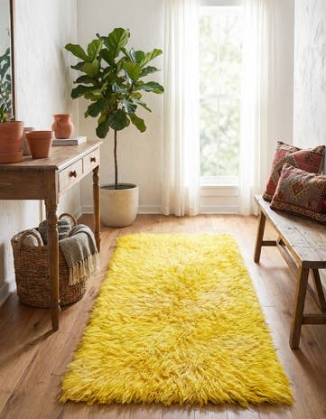 2' 3 x 5' Hand Knotted Moroccan Wool Runner Rug