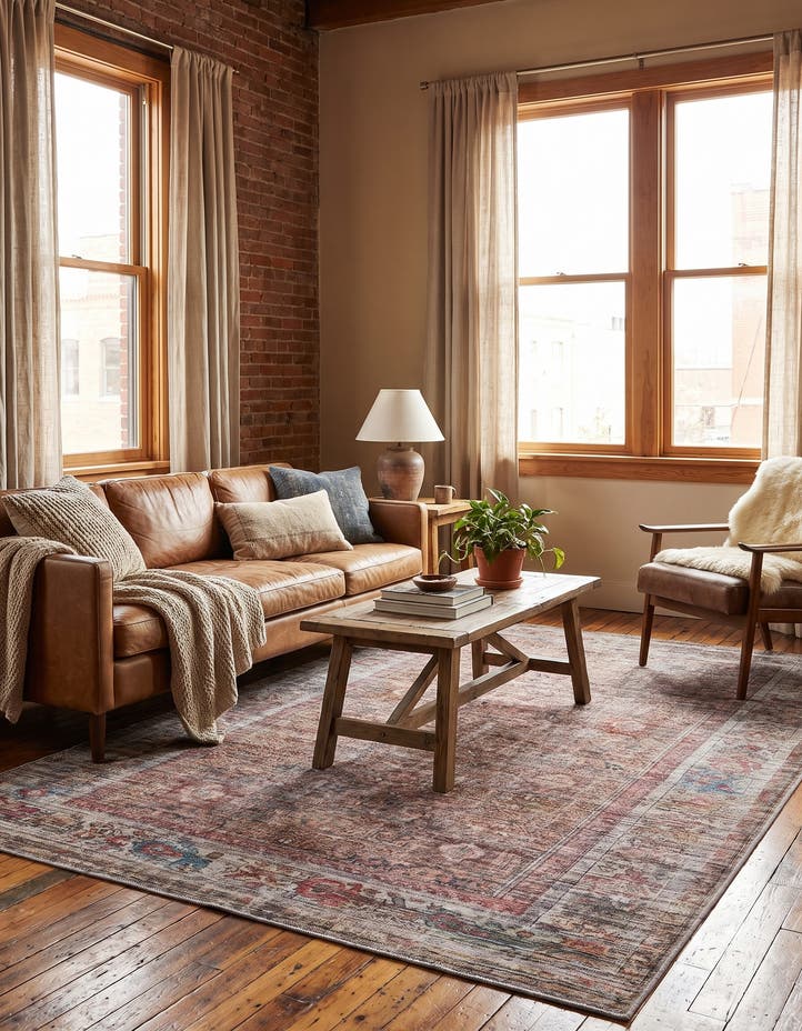 6' x 9' Washable Nostalgia Rug