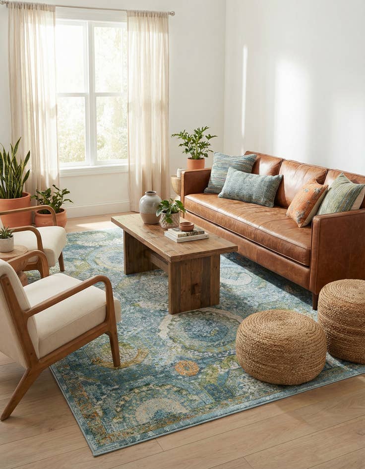 Detail image of  6' x 9' Santiago Rug