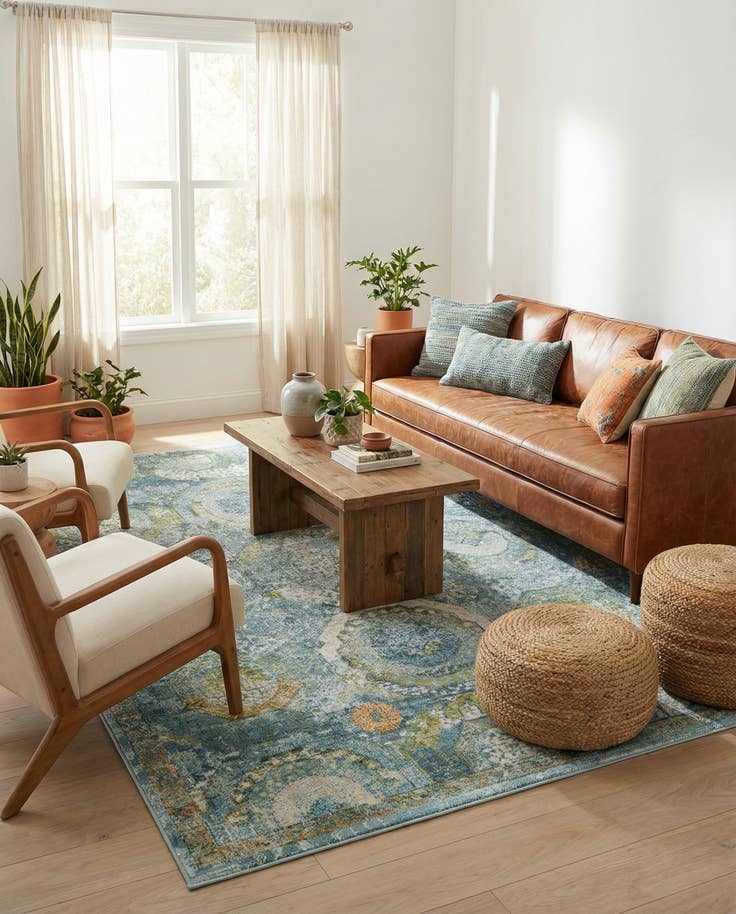 Detail image of 6' x 9' Santiago Rug