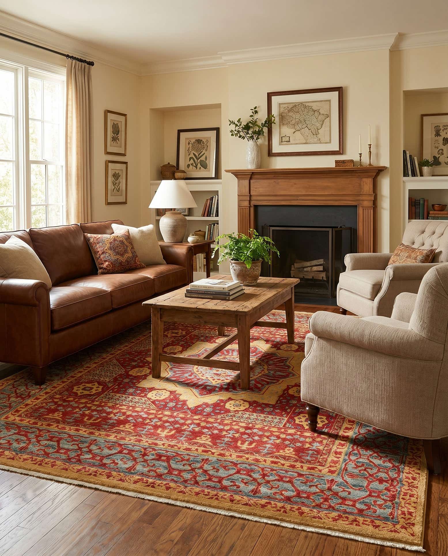 10' x 11' 4 Mamluk Rug