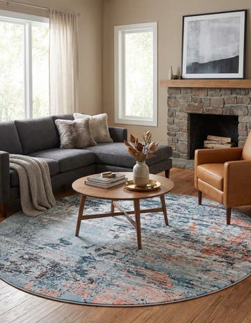 6' x 6' Leipzig Round Rug