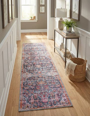 2' x 8' Washable Maahru Runner Rug