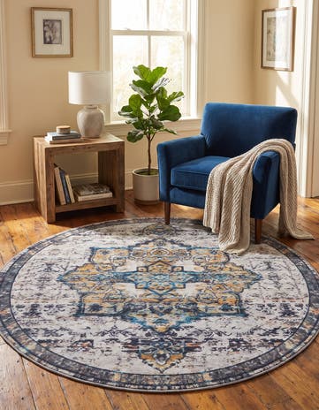 155cm x 155cm Renaissance Round Rug