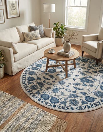7' 10 x 7' 10 Boston Round Rug