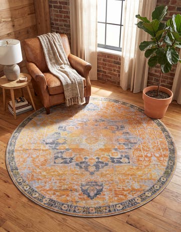 155cm x 155cm Renaissance Round Rug