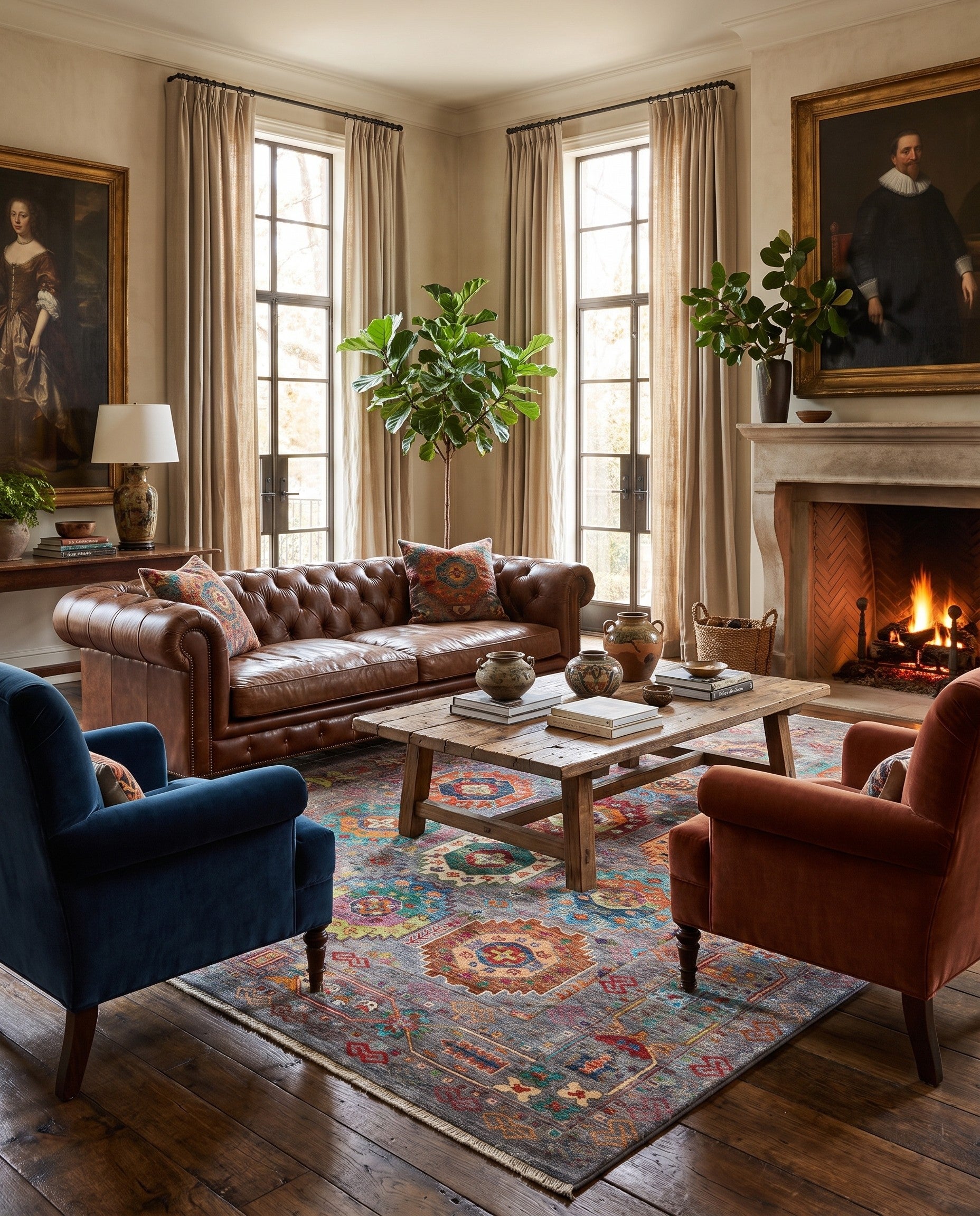 6' 1 x 8' 4 Hand Knotted Ariana Ziegler Rug