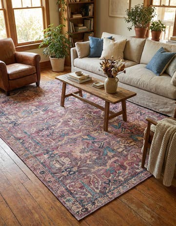 9' 2 x 12' Washable Nostalgia Rug