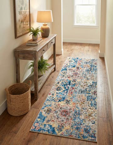 Blue Vega Runner Rug