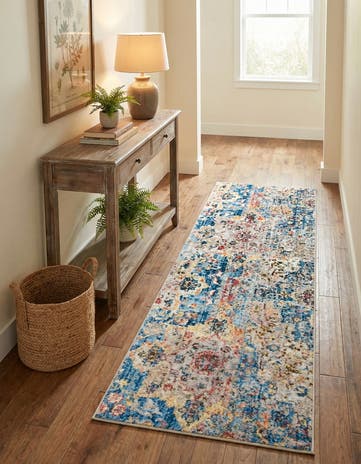 Blue Vega Runner Rug