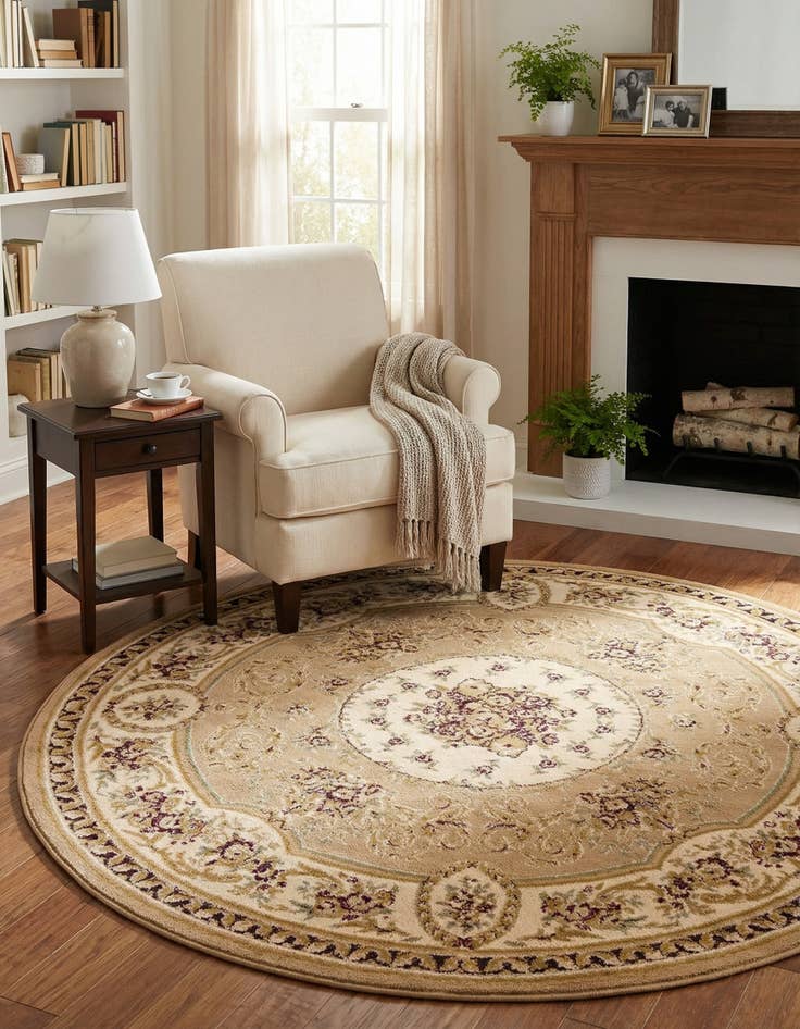 Detail image of 6' x 6' Chateau Round Rug