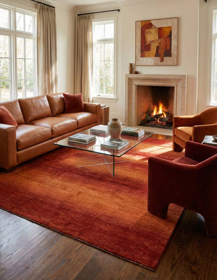 Detail image of 8' 3 x 9' 10 Kashkuli Wool Rug