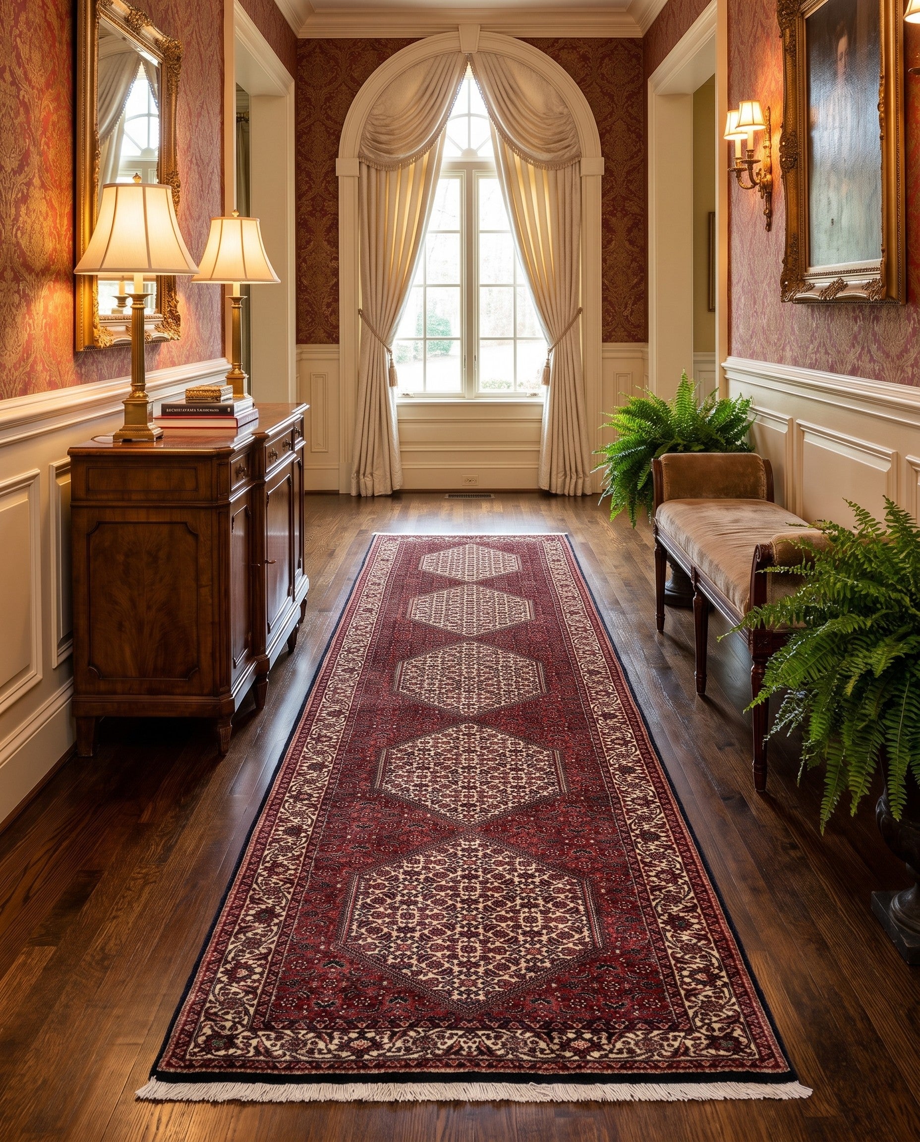 2' 10 x 11' 8 Bidjar Wool Runner Rug
