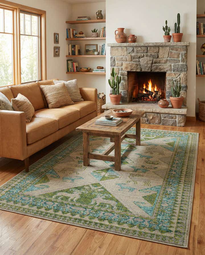 5' x 7' Washable Mesa Rug