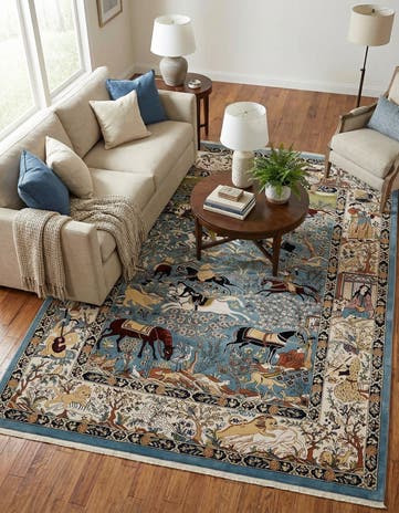 7' 10 x 10' Nain Design Rug