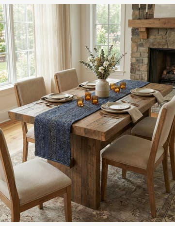 1' 2 x 5' 1 Handmade Braided Jute Table Runner Rug