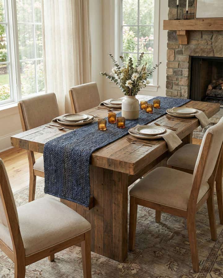 1' 2 x 5' 1 Handmade Braided Jute Table Runner Rug