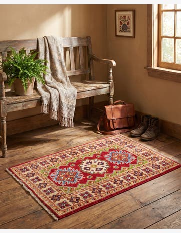 2' x 3' Hand Knotted Kazak Rug