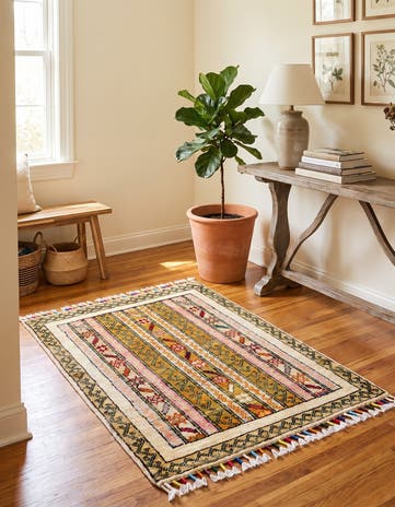 2' x 2' 11 Hand Knotted Modern Ziegler Rug
