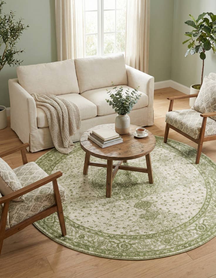 Detail image of 7' 10 x 7' 10 Bexley Round Rug