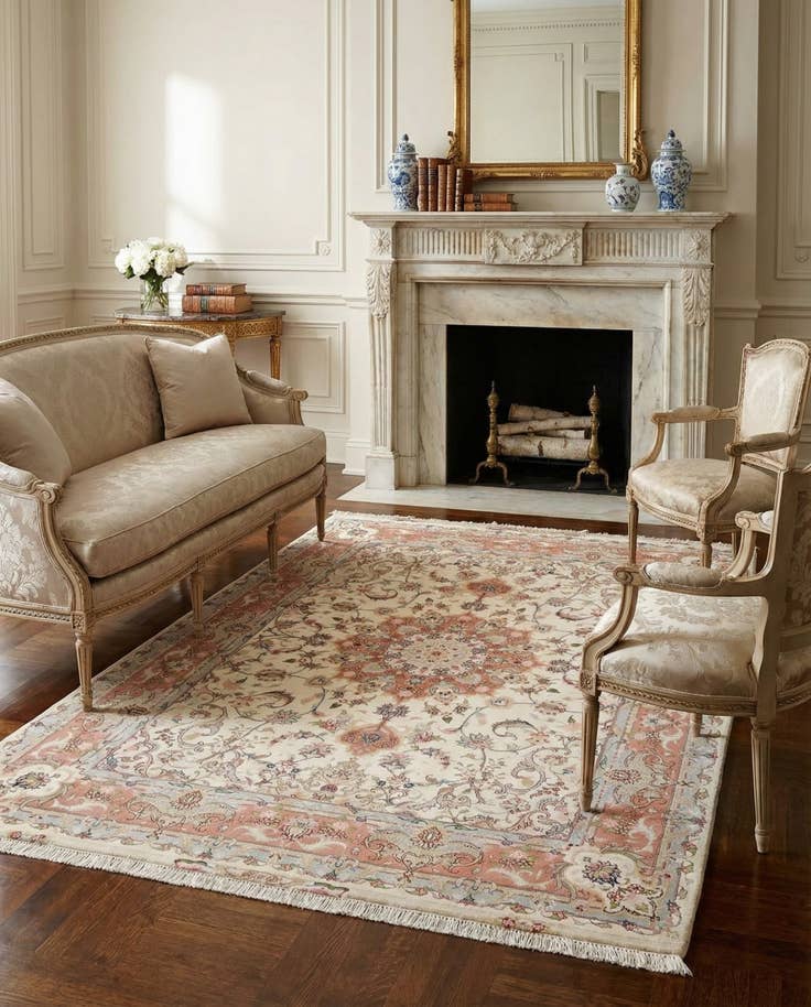 Detail image of 5' x 7' Tabriz Rug