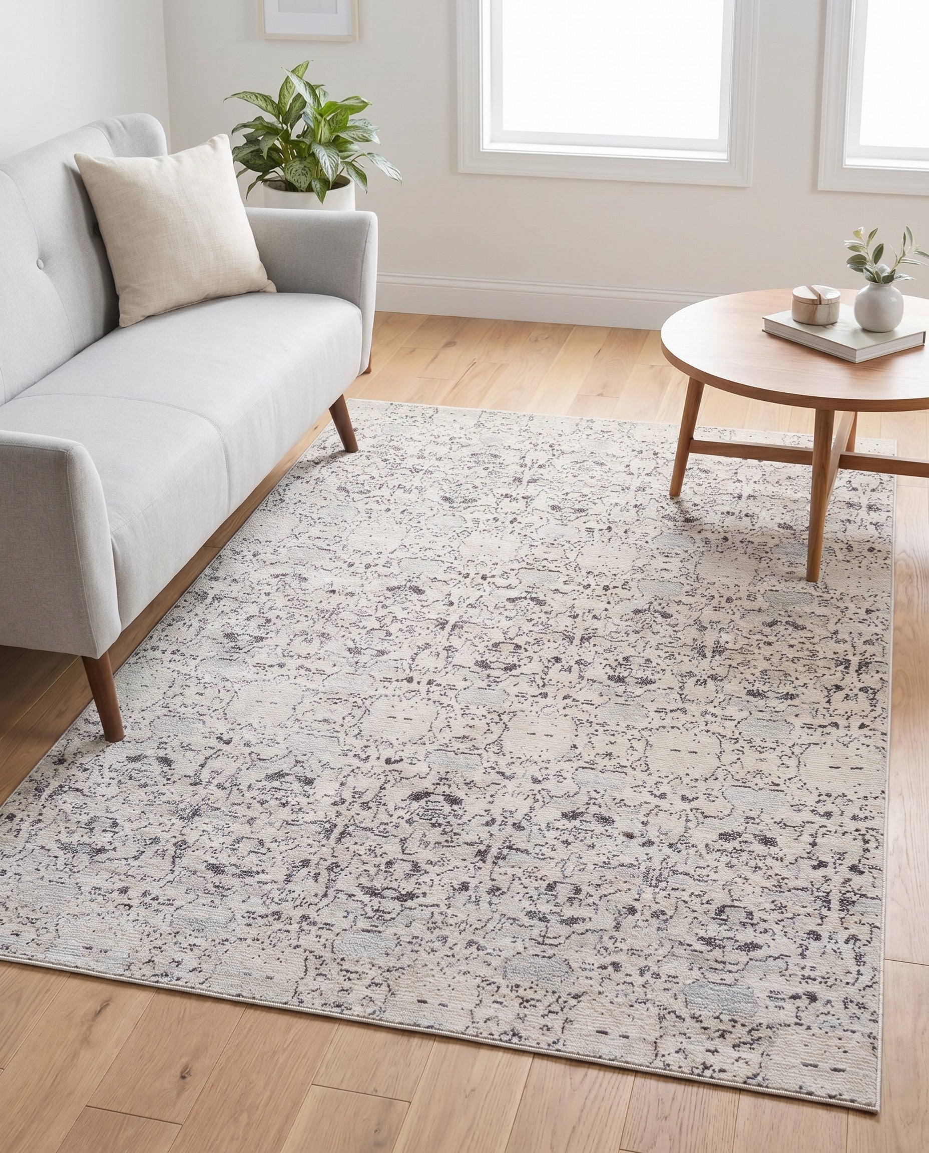 Light Gray Amulet Rug