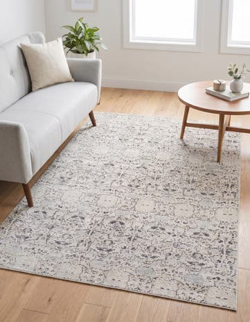 Light Gray Amulet Rug