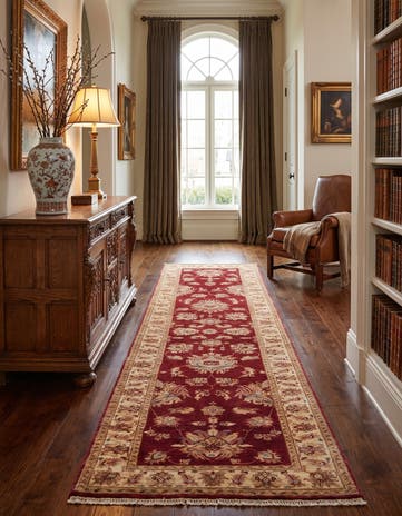 2' 9 x 10' 2 Hand Knotted Ziegler Runner Rug