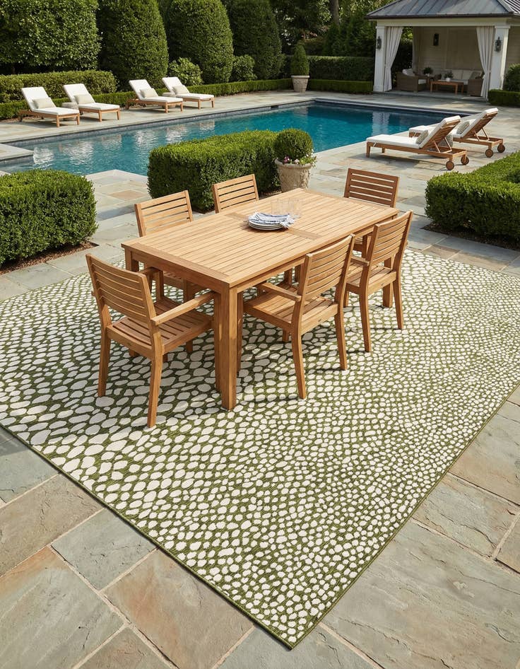 Detail image of 13' x 13'  Washable Jill Zarin Cape Town Indoor / Outdoor Square Rug