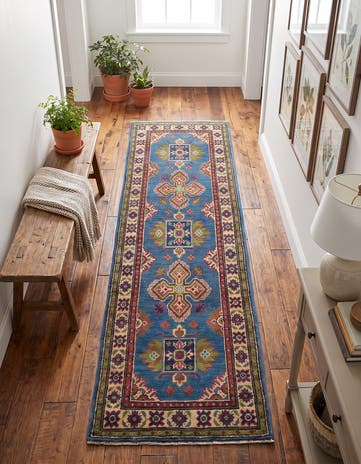 1' 11 x 5' 11 Hand Knotted Kazak Runner Rug