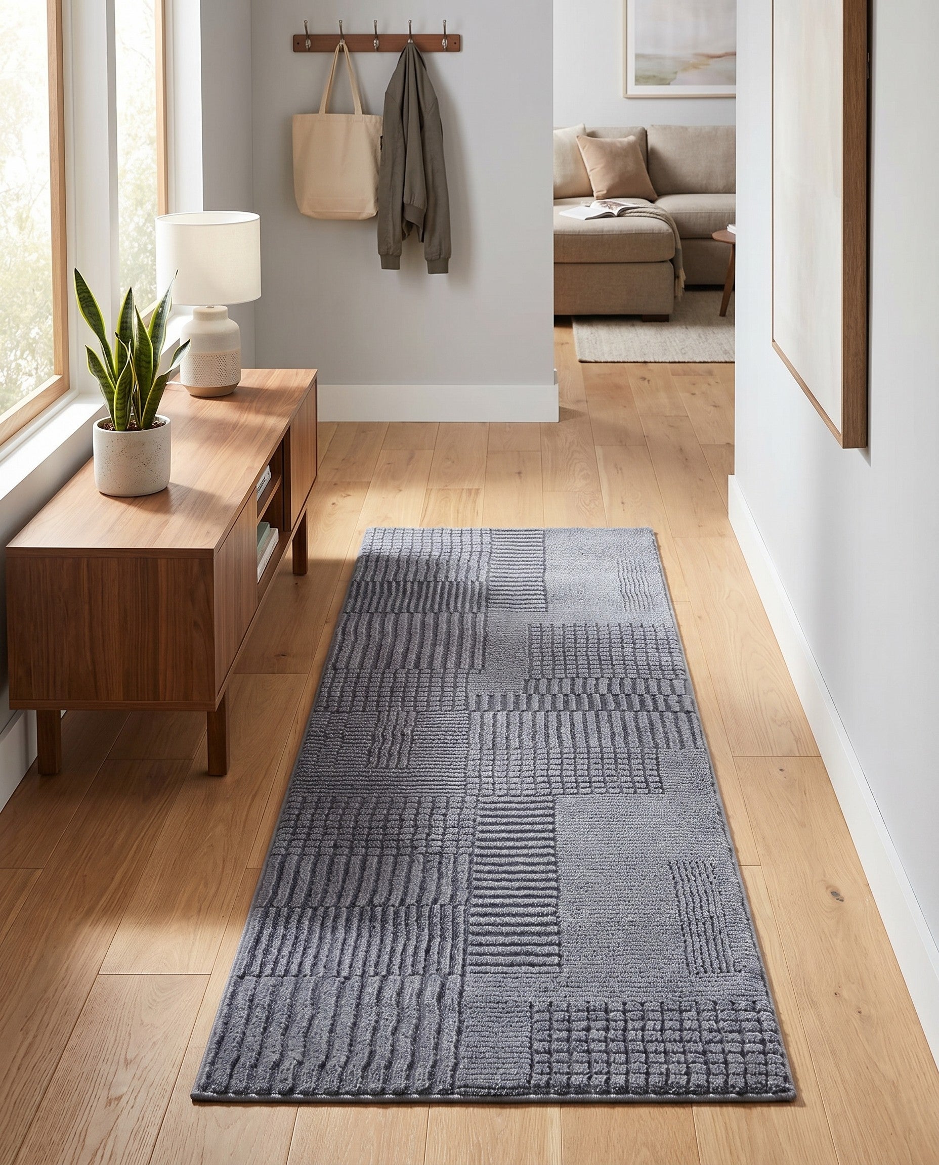 2' 2 x 6' Textura Designer Runner Rug